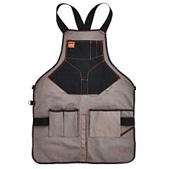 Ergodyne 13696 Arsenal 5705 Canvas Tool Apron - Extended Length, Gray, 1/Each