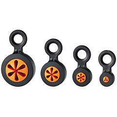 Ergodyne 19744 Squids 3740 Hand Tool Trap - Slips (4-Pack), Black & Orange, Variety, 1/Each