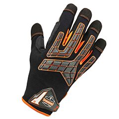 Ergodyne 17663 Proflex 760 Impact-Reducing Utility Gloves, Black, Medium, 1/Pair