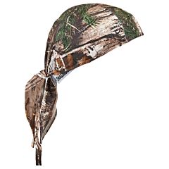 Ergodyne 12475 Chill-Its 6615 High-Performance Dew Rag, Realtree Xtra, 6/Each