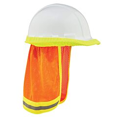Ergodyne 29051 Glowear 8005 Hi-Vis Mesh Neck Shade W/ Reflective, Orange, 6/Each