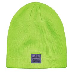 Ergodyne 16813 N-Ferno 6812 Ribbed Knit Beanie, Lime, 6/Each