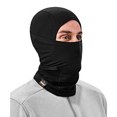 Ergodyne 16838 N-Ferno 6838 Solar Activated Dual-Layer Balaclava, Black, 12/Each