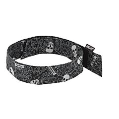 Ergodyne 12349 Chill-Its 6705 Evaporative Cooling Bandana - H & L, Skulls, 24/Each