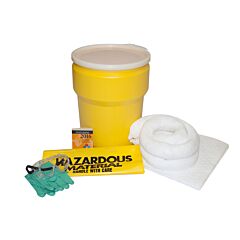 Enpac 13-10-O 10 Gallon Drum Spill Kit Oil Only, Yellow, 15 Gallon Capacity