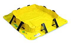 Enpac 57-10108-Ye-Su 10' X 10' X 8" Stinger Yellow Jacket Snap-Up Spill Berm, Yellow, 501 Gallon Capacity