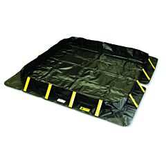 Enpac 48-14541-Bk-Su 14' X 54' X 1' Stinger Snap-Up Collapsible Spill Berm, Black, 5654 Gallon Capacity