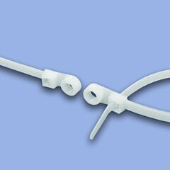 Act Al0750Mh9C Mounting Hole Cable Ties, Natural