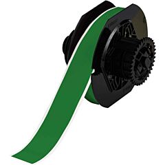 Brady 142009 B30 Series Indoor/Outdoor Vinyl Labels, 1 1/8", Green