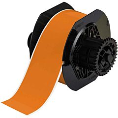 Brady 142016 B30 Series Indoor/Outdoor Vinyl Labels, 2 1/4", Orange