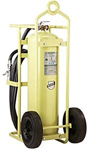 Buckeye 71500 150 Lb Halotron I Stored Pressure Wheeled Extinguisher W/ Semi-Pneumatic Rubber Wheels