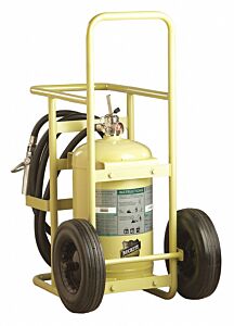 Buckeye 76500 65 Lb Halotron I Stored Pressure Wheeled Extinguisher W/ Semi-Pneumatic Rubber Wheels