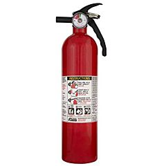 Kidde 466142Mtl Fa110G 2.5 Lb Abc W/ Metal Valve & Plastic Strap Bracket (Disposable)