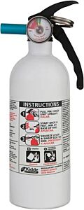 Kidde 466179Mtl 2 Lb Bc Mariner 5 Extinguisher M5G W/ Metal Valve & Plastic Strap Bracket (Disposable)