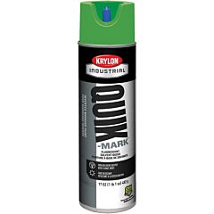 Krylon S03614 Quik-Mark Inverted Marking Paint, Solvent Based, Fluorescent Green, 17 Oz