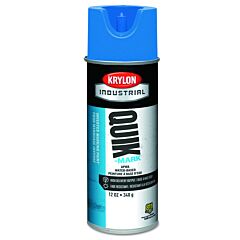 Krylon S03903 Quik-Mark Inverted Marking Paint, Water Based, Apwa Blue, 20 Oz