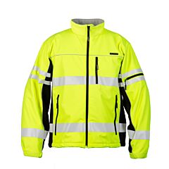 Kishigo Js137 Premium Black Series Soft Shell Jacket, Lime, Size X-Large