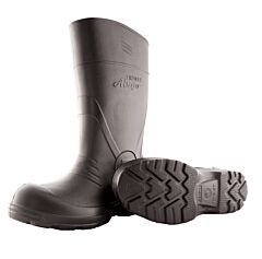 Tingley 21141.07 Airgo 15" Plain Toe Boots, Cleated, Black/Black, Size: 7