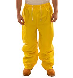 Tingley P56007.2X Durascrim Yellow Rain Pants, Plain Front, Size: 2X-Large