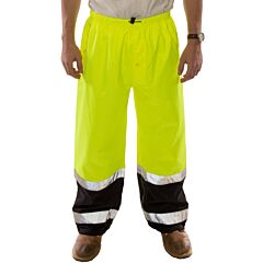 Tingley P27122.2X Icon Lte Class E Pants, Snap Fly Front, Lime/Black, Size: 2X-Large