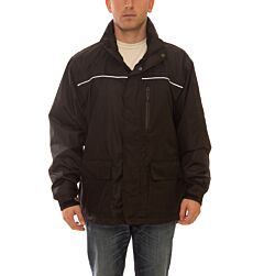 Tingley J27113.Md Icon Lte Zipper Fly Font, Elastic Cuffs, Hood In Collar, Attachment Points For Liners, Black, Size: Medium