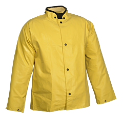 Tingley J12207.Xl Magnaprene Yellow Jacket, Storm Fly Front, Hood Snaps, Size: X-Large