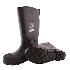 Tingley 31341.14 Pilot 15" Steel Toe Boots, Puncture Resistant, Eh Rated, Cleated, Black/Black, Size: 14