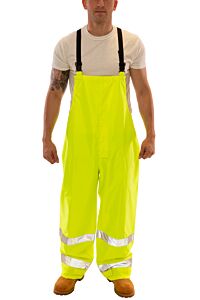 Tingley O23122.2X Vision Class E Overalls, Snap Fly Front, Lime, Size: 2X-Large
