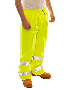 Tingley P23122.Lg Vision Class E Pants, Snap Fly Front, Lime, Size: Large