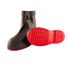 Tingley 45821.2X Workbrutes G2 10" Overshoes, Cleated, Black/Red, Size: 2X-Large
