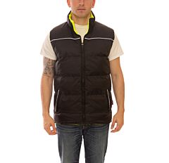 Tingley V26022.Lg Workreation Reversible Insulated Class 2 Vest, Zipper, Attachment Points For Use As A Liner In Icon Jacket Shells, Lime/Black, Size: Large