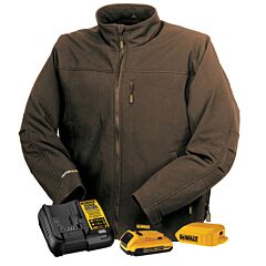 Radians Dchj060Atd1-L Dewalt Tobacco Soft Shell Jacket With Battery, Large, 1/Each