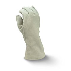 Radians Rwg5100Lh Left Hand Only, Gray Split Economy Shoulder Cow Leather Welding Glove, Fleece Cotton Drill Lining, Size Large, Pack Of 12 Each