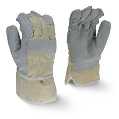 Radians Rwg3200Wm Regular Shoulder Split Gray Cowhide Gloves, Size Medium