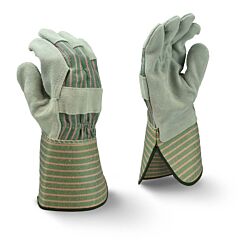 Radians Rwg3300Gl Select Shoulder Gray Split Cowhide Gloves, Gauntlet Cuff, Size Large