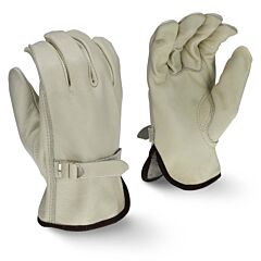 Radians Rwg4221Xl Standard Grain Cowhide Leather Drivers Gloves, Pull Strap, Size X-Large