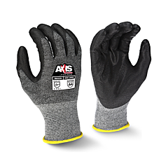 Radians Rwg566S Cut A4 Touchscreen Gloves, Black Pu Palm Coating, Size Small