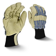 Radians Rwg3825L Regular Grain Pigskin Leather Gloves, Fleece Lined, Size Large