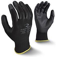 Radians Rwg19Xxl Touchscreen Pu Palm Coated Gloves, Size 2X-Large, Pack Of 12 Pairs