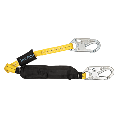 Falltech 8256Lt3Ft 3' Shock Absorbing Lanyard Single Leg, Ft Basic Softpack With Snap Hooks