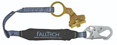 Falltech 8358 3' Shock Absorbing Lanyard With Rope Adjuster/Grab Viewpack 7479