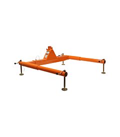 Falltech 6500728 3Pc Portable Base-Only For 12" To 29" Offset Davit Arm