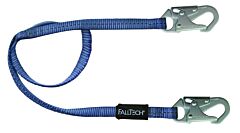 Falltech 8204 4' Restraint Lanyard, Web With Snap Hooks