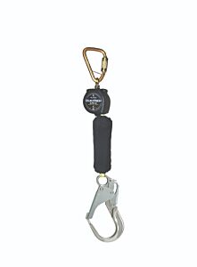 Falltech 72906Sc5 6' Arc Flash Mini Srd Single-Leg Steel Carabiner, Alum Rebar Hook