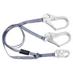 Falltech 8206Y3 6' Restraint Y-Leg Lanyard With Rebar Hooks