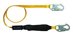 Falltech 8256Lt 6' Shock Absorbing Lanyard Single Leg, Ft Basic Softpack With Snap Hooks