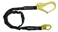 Falltech 82463 6' Shock Absorbing Lanyard Single Leg, Heavyweight With Rebar Hook