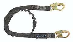 Falltech 8246 6' Shock Absorbing Lanyard Single Leg, Heavyweight With Snap Hooks