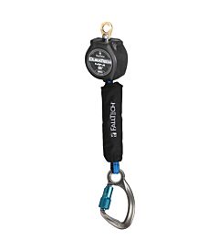 Falltech 72706Sa6 6' Web Mini Srd Single-Leg, Swivel Eye, Alum Captive-Eye Carabiner