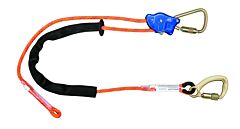 Falltech 8165C65 6.5' Rope Positioning Lanyard Steel Ce Carabiner With Steel Carabiner